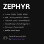 Zephyr - Русификация премиум темы