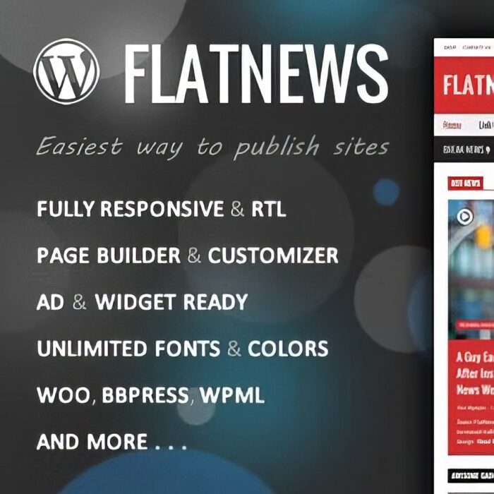 FlatNews - Русификация премиум темы