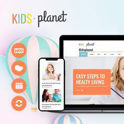 Kids Planet - Русификация премиум темы