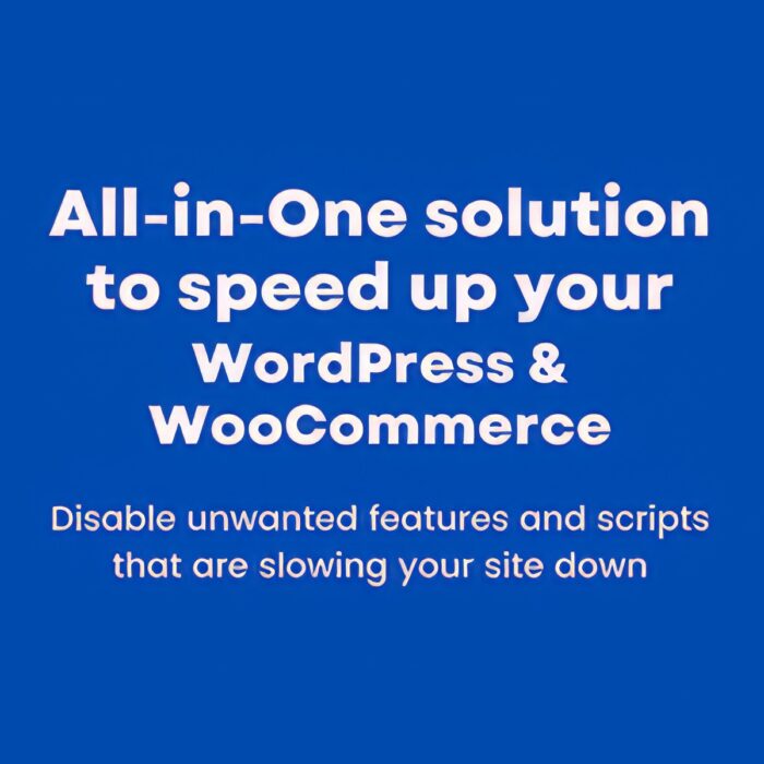 Disable Bloat for WordPress & WooCommerce PRO - Русификация премиум плагина